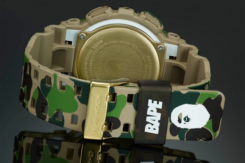 A BATHING APE® x G-SHOCK 25 週年聯乘系列台灣發售情報