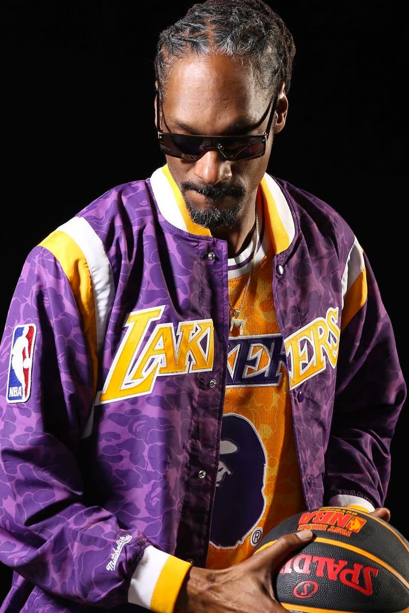 Snoop Dogg 加持-A BATHING APE® x MITCHELL & NESS 造型錄釋出