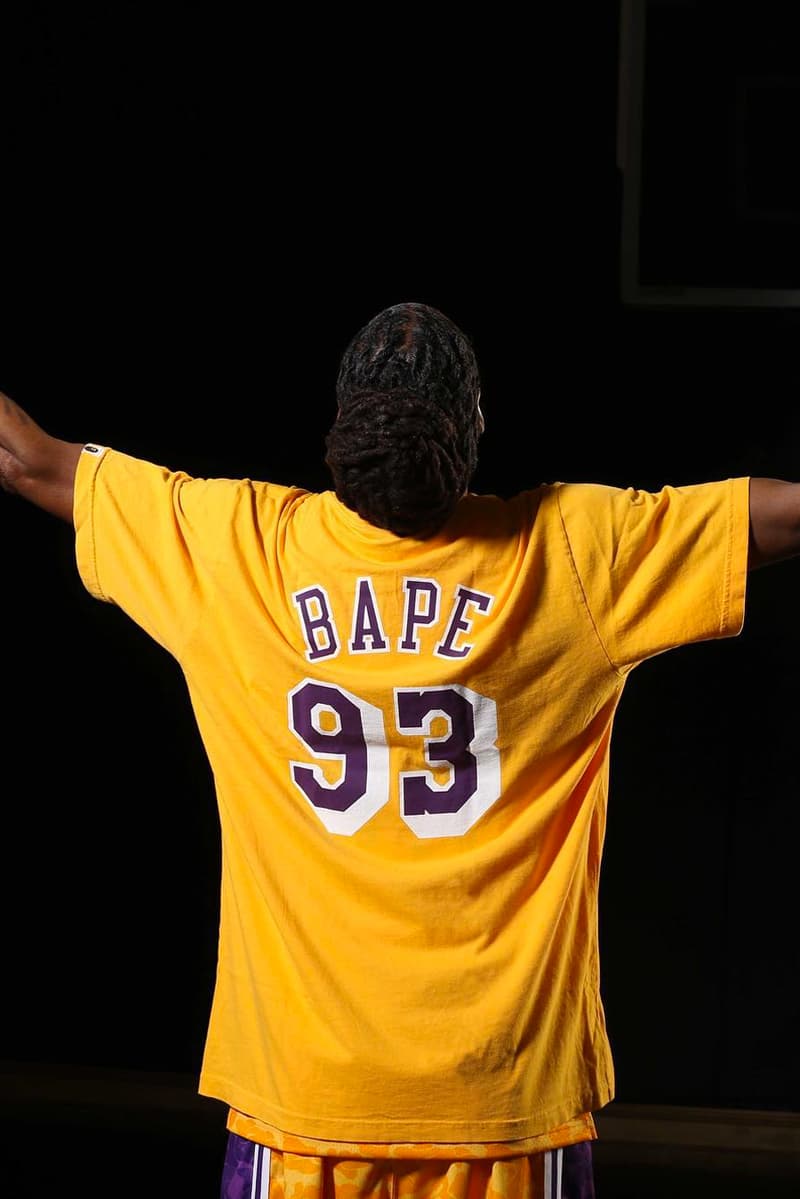 Snoop Dogg 加持-A BATHING APE® x MITCHELL & NESS 造型錄釋出