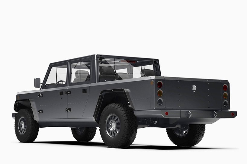 Bollinger Motors 推出炭灰色鋁製電動 Pickup Truck 貨卡車