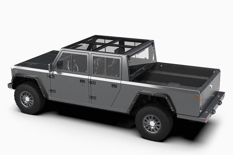 Bollinger Motors 推出炭灰色鋁製電動 Pickup Truck 貨卡車