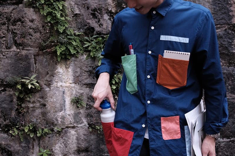 七色拼湊技藝・DIGAWEL x Asterisk Travelling Shirt Multi Color Pockets