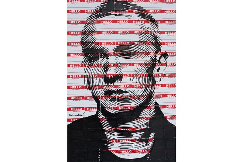 Sara Sandoval手繪畫作Hello My Name Is...Eminem Print