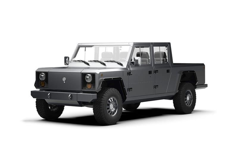 Bollinger Motors 推出炭灰色鋁製電動 Pickup Truck 貨卡車