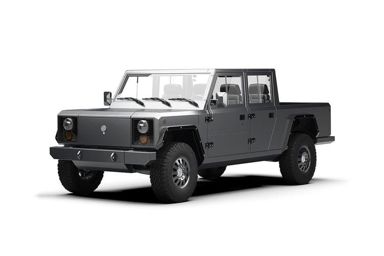 Bollinger Motors 推出炭灰色鋁製電動 Pickup Truck 貨卡車