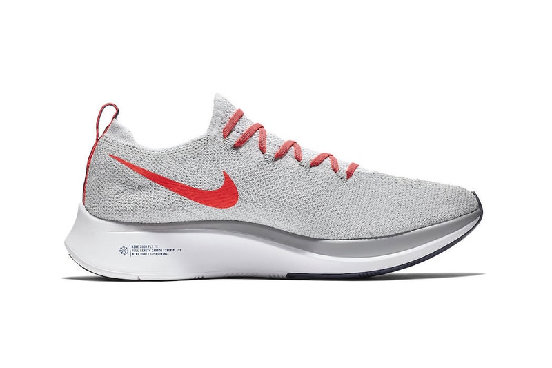 Nike 為 Zoom Fly Flyknit 推出全新配色「Pure Platinum/Bright Crimson」