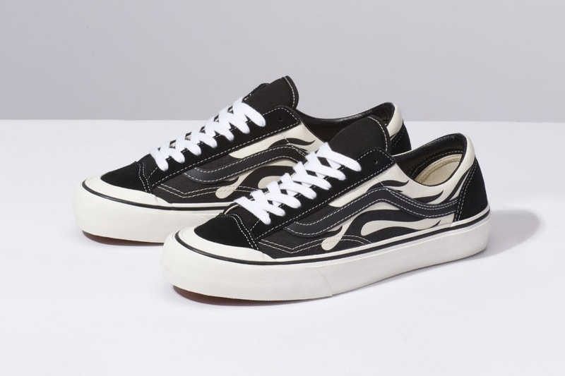 暗黑火焰－Vans 推出黑白配色 Style 36「Flame」