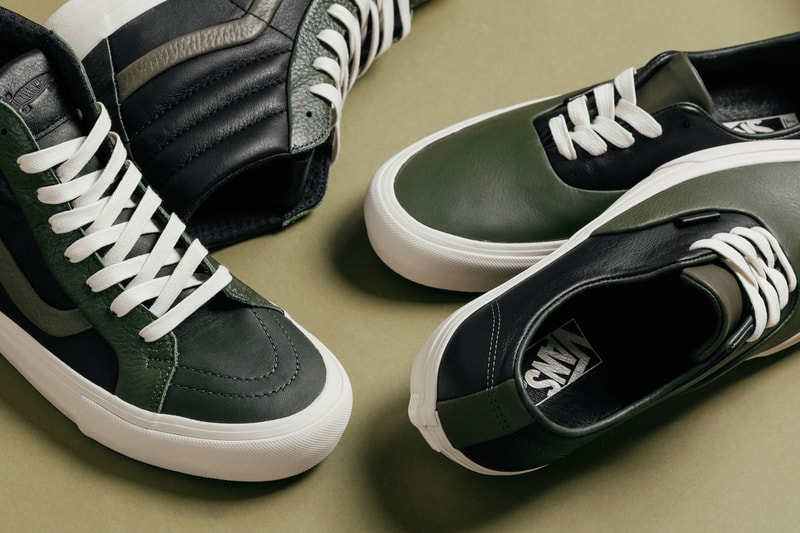 Vans Vault 推出綠調皮製「Multi Green」系列