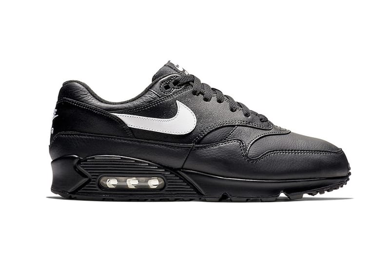 Nike 全新皮革質料 Air Max 90/1 全黑配色發佈