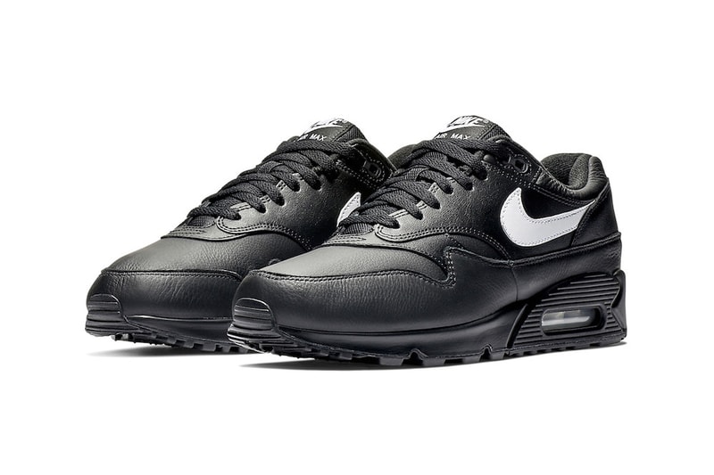 Nike 全新皮革質料 Air Max 90/1 全黑配色發佈