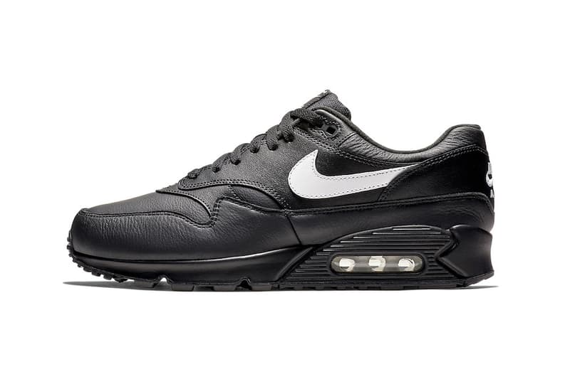 Nike 全新皮革質料 Air Max 90/1 全黑配色發佈