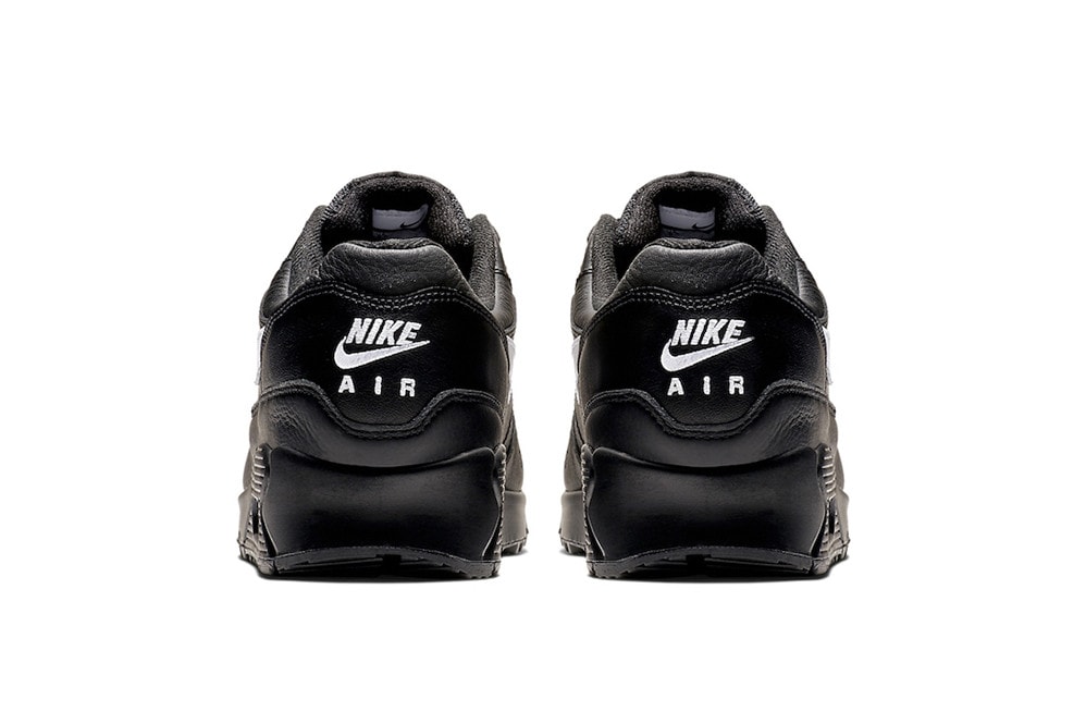 Nike 全新皮革質料 Air Max 90/1 全黑配色發佈