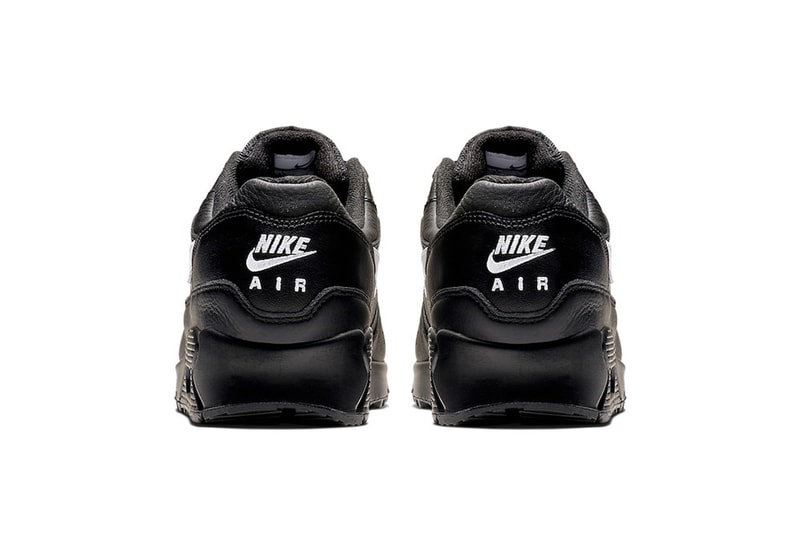 Nike 全新皮革質料 Air Max 90/1 全黑配色發佈