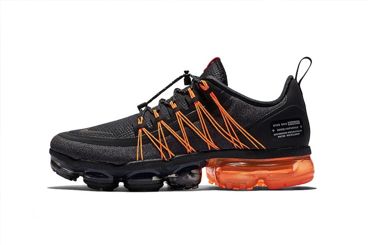 Nike Air VaporMax Run Utility 全新「Black & Orange」配色發佈