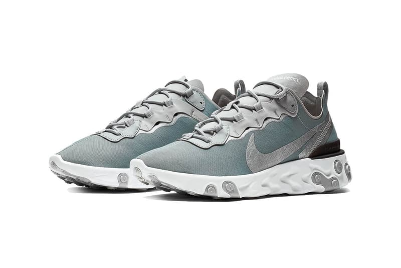 Nike 最新 React Element 55「Sliver」配色登場