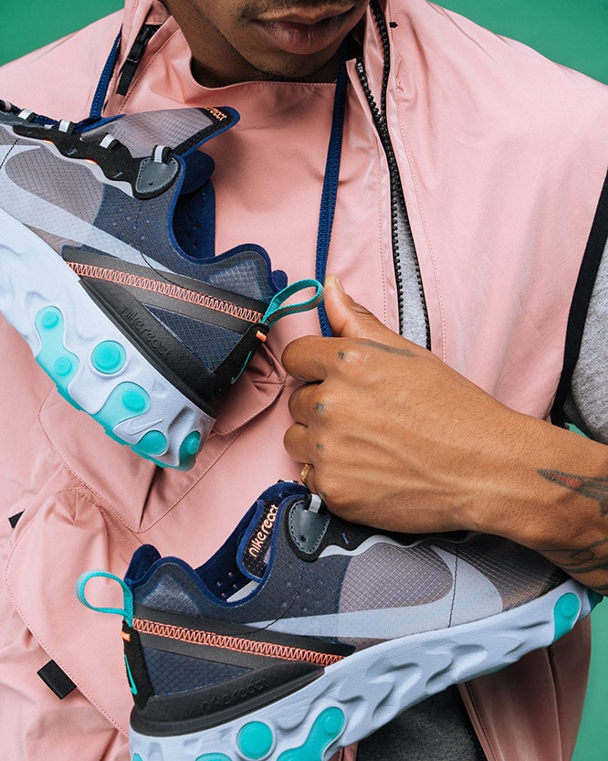 三色齊發！Nike React Element 87 最新配色圖輯近賞