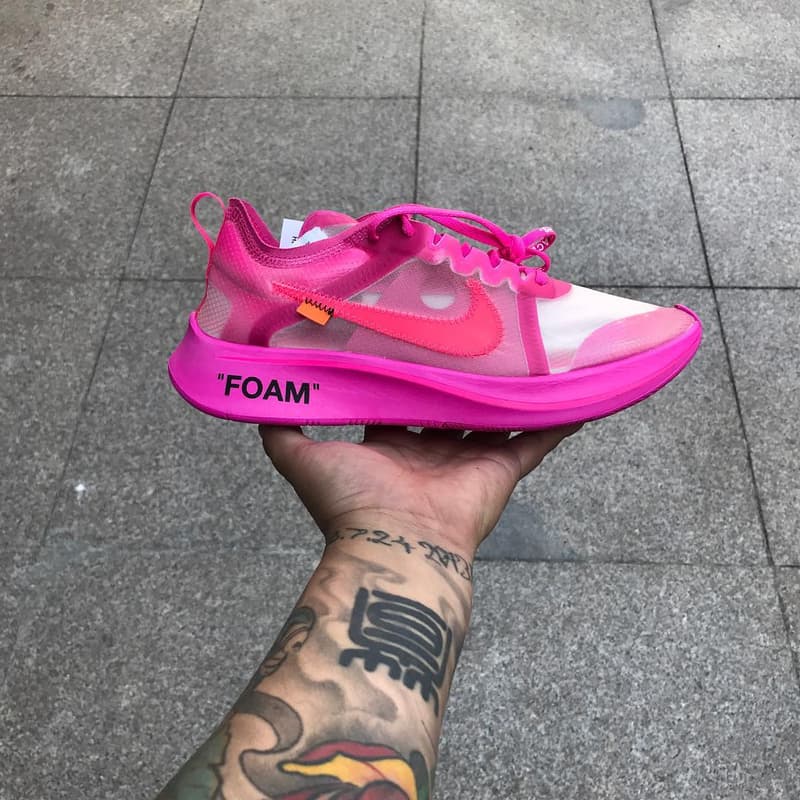 率先近賞 Off-White™ x Nike Zoom Fly SP 全新黑色及「Racer Pink」版本