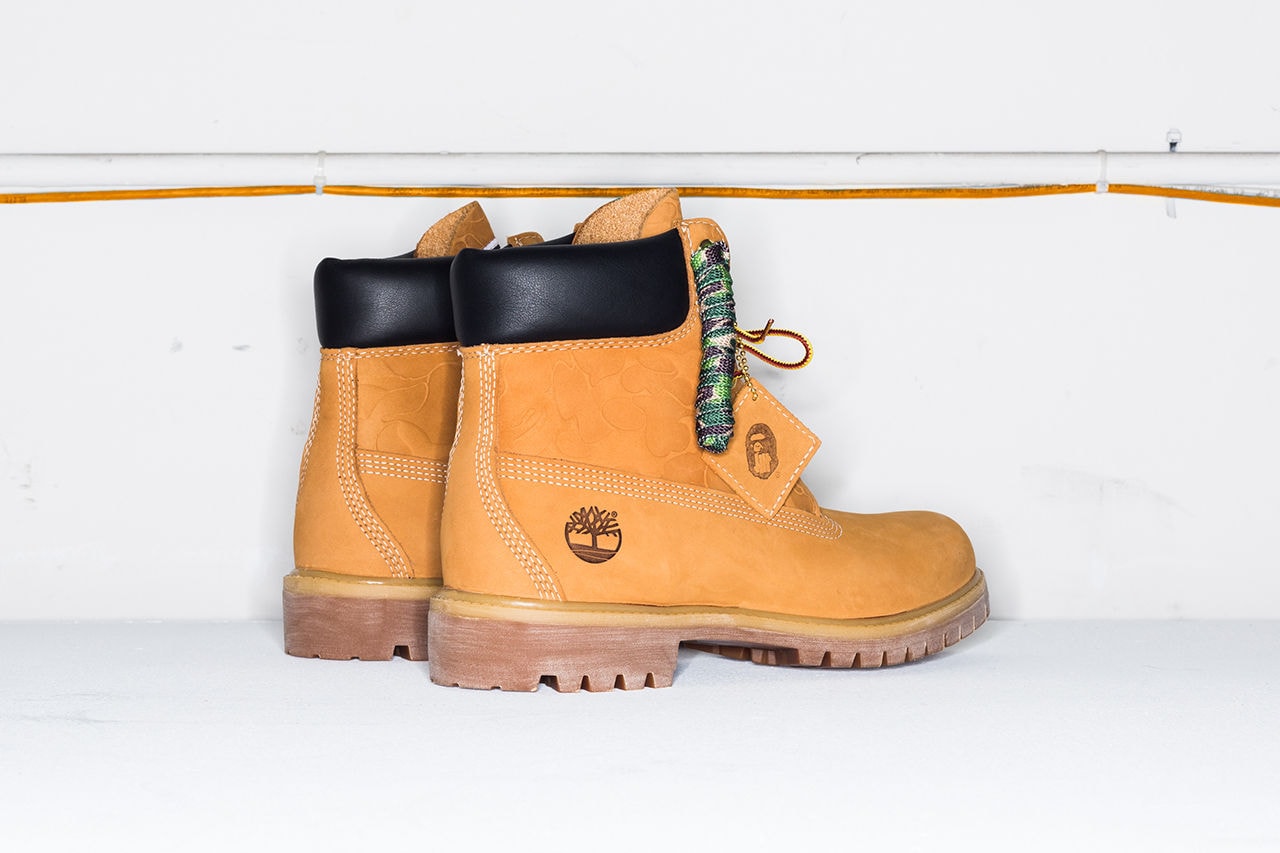 UNDEFEATED x A BATHING APE® x Timberland 三方聯乘靴款正式發佈