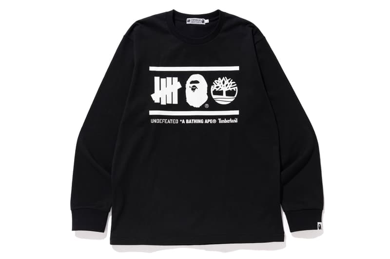 UNDEFEATED x A BATHING APE® x Timberland 三方聯乘系列完整公開