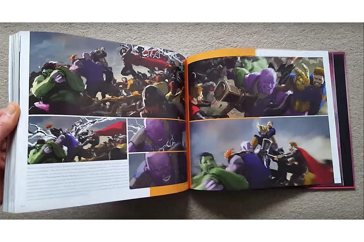 《Avengers: Infinity War》官方 Art Book 揭示了電影最終戰的另一個版本