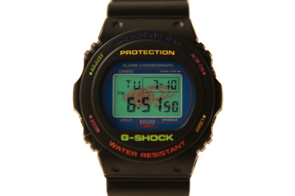 BEAMS x G-SHOCK 以八十年代初期圓形型號作合作錶款！