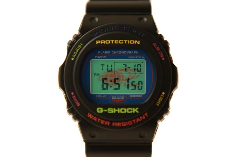 BEAMS x G-SHOCK 以八十年代初期圓形型號作合作錶款!