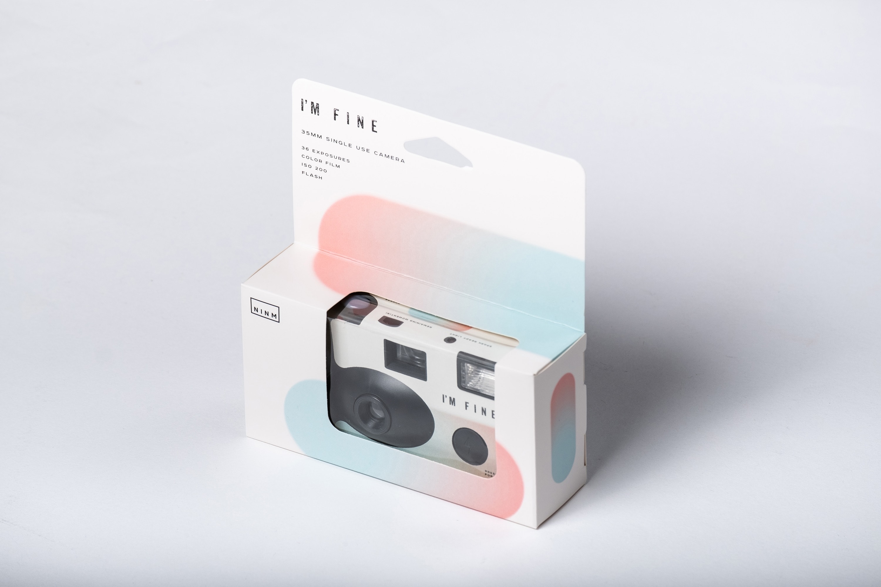 NINM Lab 推出「I'M FINE」即用即棄菲林相機
