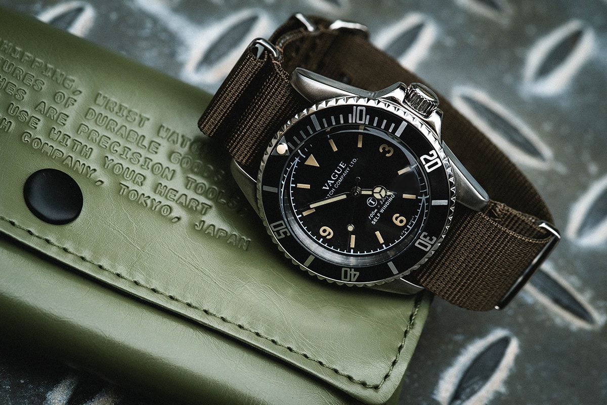 Vague Watch Co. x HOAX Burford MilSub 攜手復刻 50 年代傳奇潛水錶款