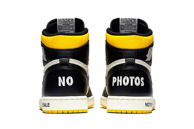 倒賣禁止 − Air Jordan 1「Not For Resale」黃色版本上架消息公佈