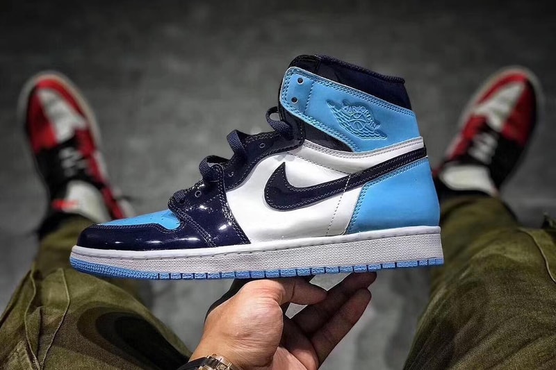 Air Jordan 1「UNC」漆皮版本鞋款諜照公開