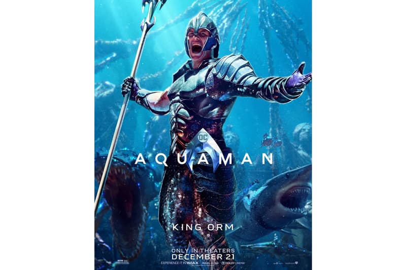 DC 年度巨作《Aquaman》迎來官方全新電影海報亮相