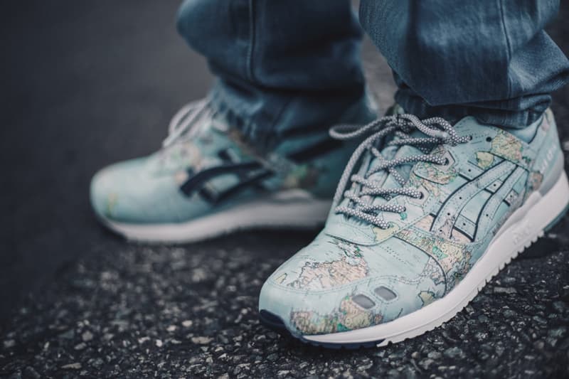 atmos x ASICSTIGER 聯乘 GEL-Lyte III「Worldmap」配色即將上架