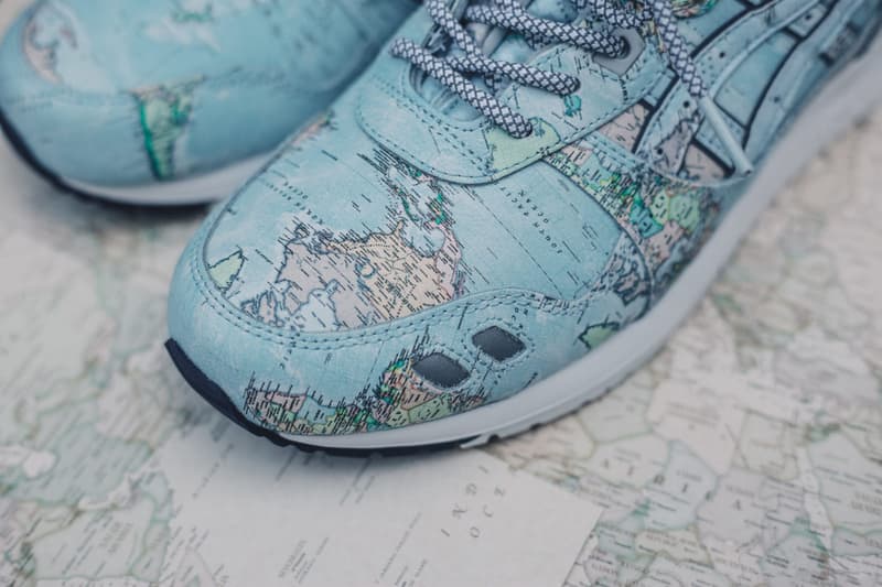 atmos x ASICSTIGER 聯乘 GEL-Lyte III「Worldmap」配色即將上架