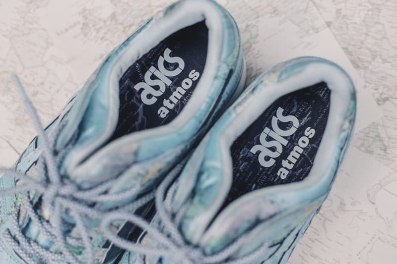 atmos x ASICSTIGER 聯乘 GEL-Lyte III「Worldmap」配色即將上架