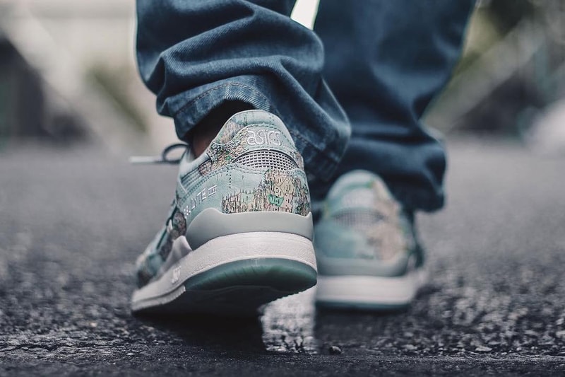 atmos x ASICSTIGER 聯乘 GEL-Lyte III「Worldmap」配色即將上架