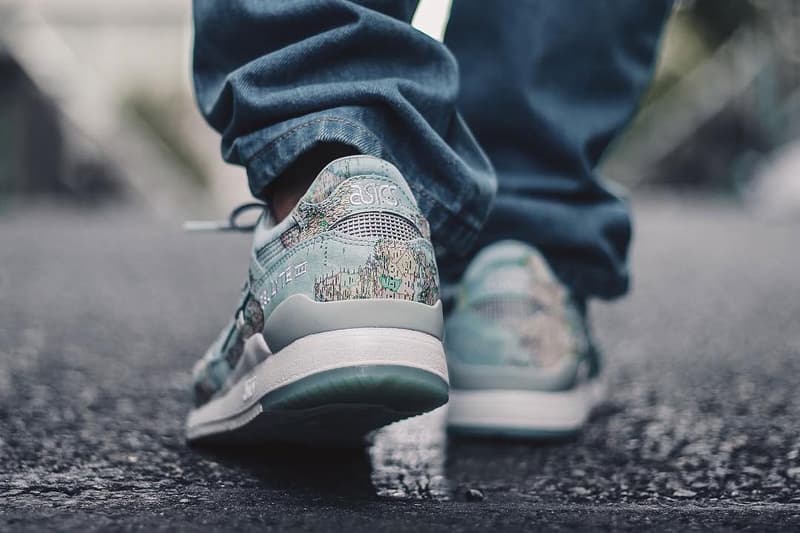 atmos x ASICSTIGER 聯乘 GEL-Lyte III「Worldmap」配色即將上架