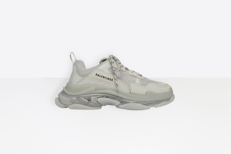 Balenciaga Triple S 全新透明氣墊版本上架