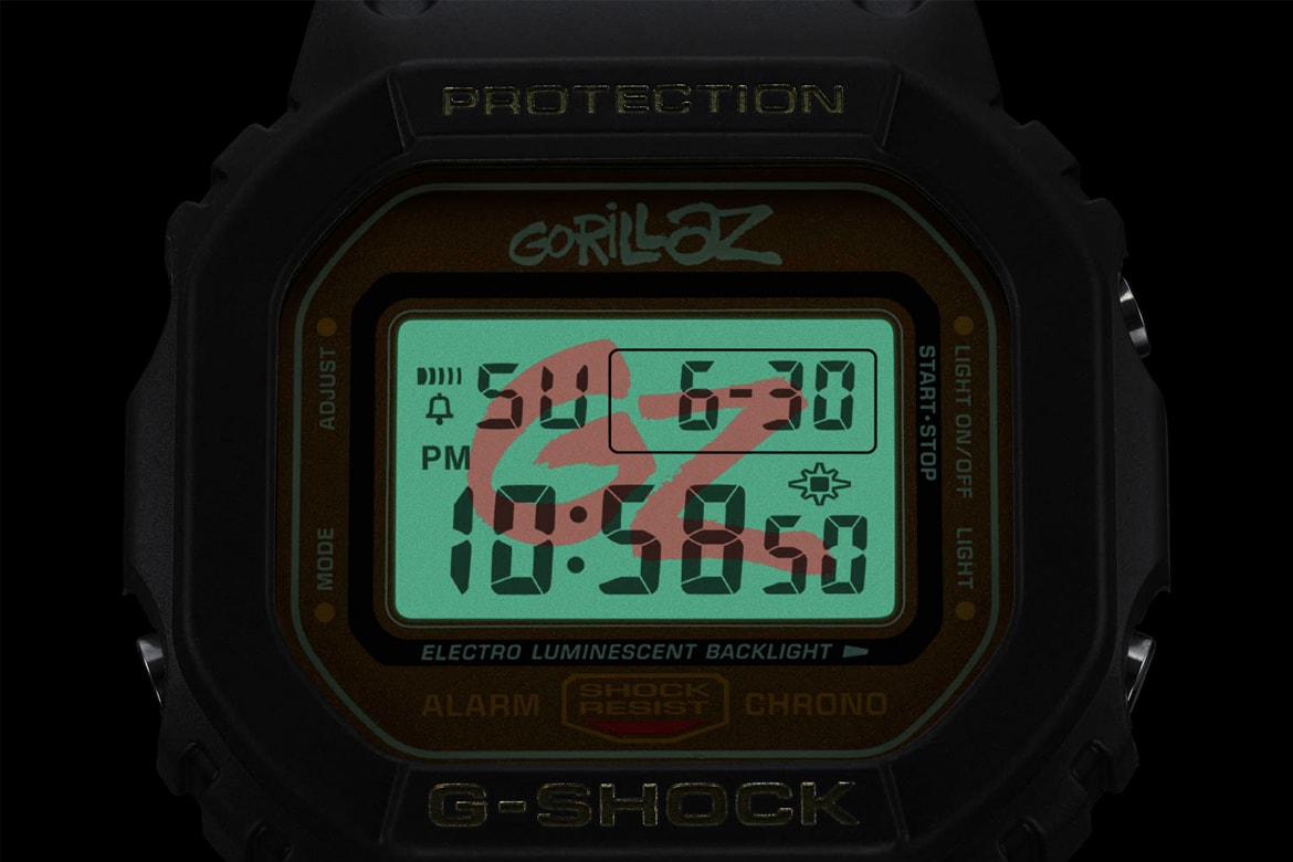 Gorillaz x G-SHOCK 35 周年聯乘別注系列首波台灣發售情報
