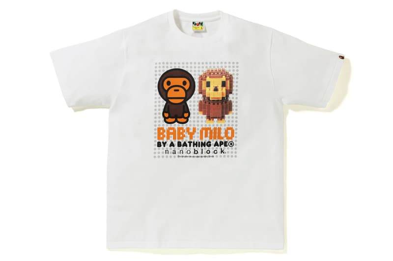 A BATHING APE® x nanoblock 攜手打造 Baby Milo 積木玩偶