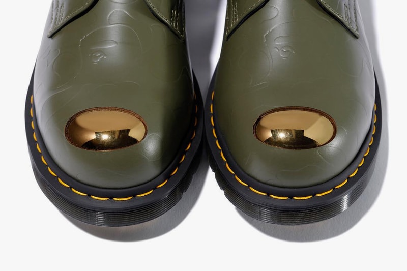 A BATHING APE® x Dr. Martens 聯乘 Steel Top 皮鞋
