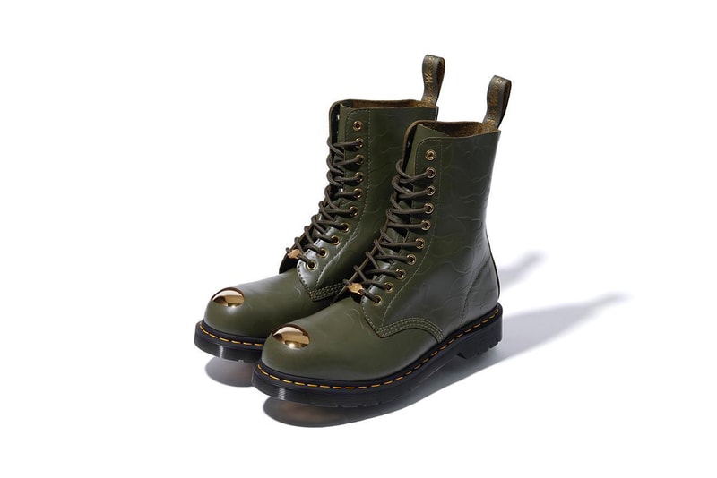 A BATHING APE® x Dr. Martens 聯乘 Steel Top 皮鞋