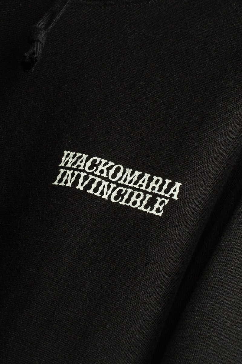 INVINCIBLE x WACKO MARIA 別注聯乘系列發佈