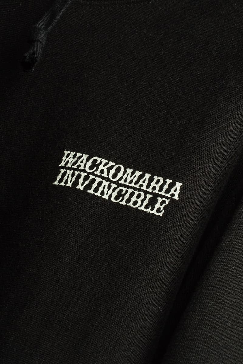 INVINCIBLE x WACKO MARIA 別注聯乘系列發佈