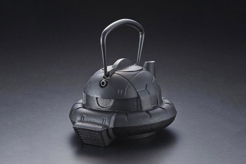 文物級技術－南部鐵器鑄製 ZAKU 頭造型生鐵茶壺