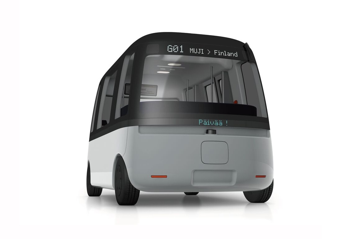 MUJI 與芬蘭自動駕駛公司 Sensible 4 共建首部全天候穿梭巴士
