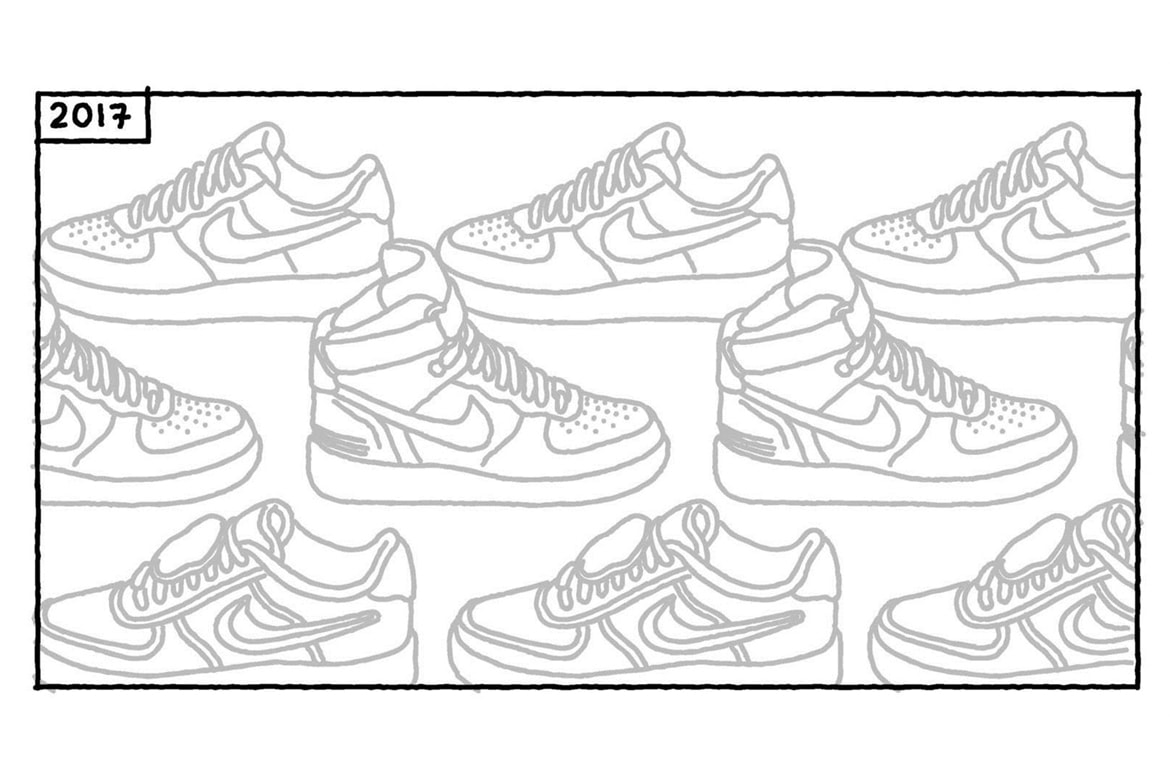 圖說歷史 − Nike 以圖畫解構經典鞋款 Air Force 1 傳奇地位