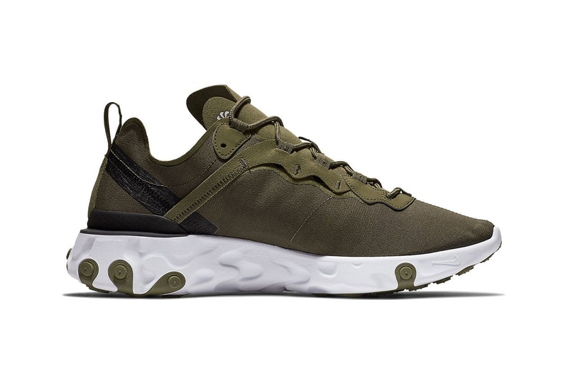 搶先近賞 Nike React Element 55 全新「Olive」配色