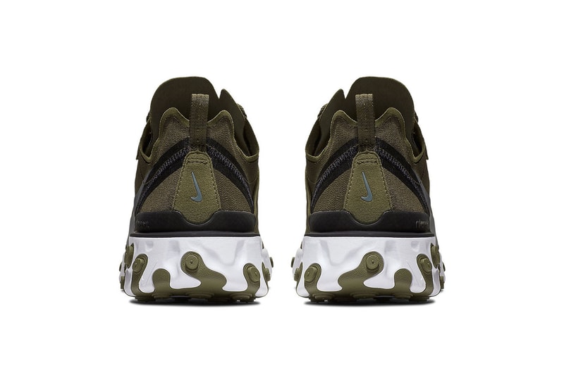 搶先近賞 Nike React Element 55 全新「Olive」配色