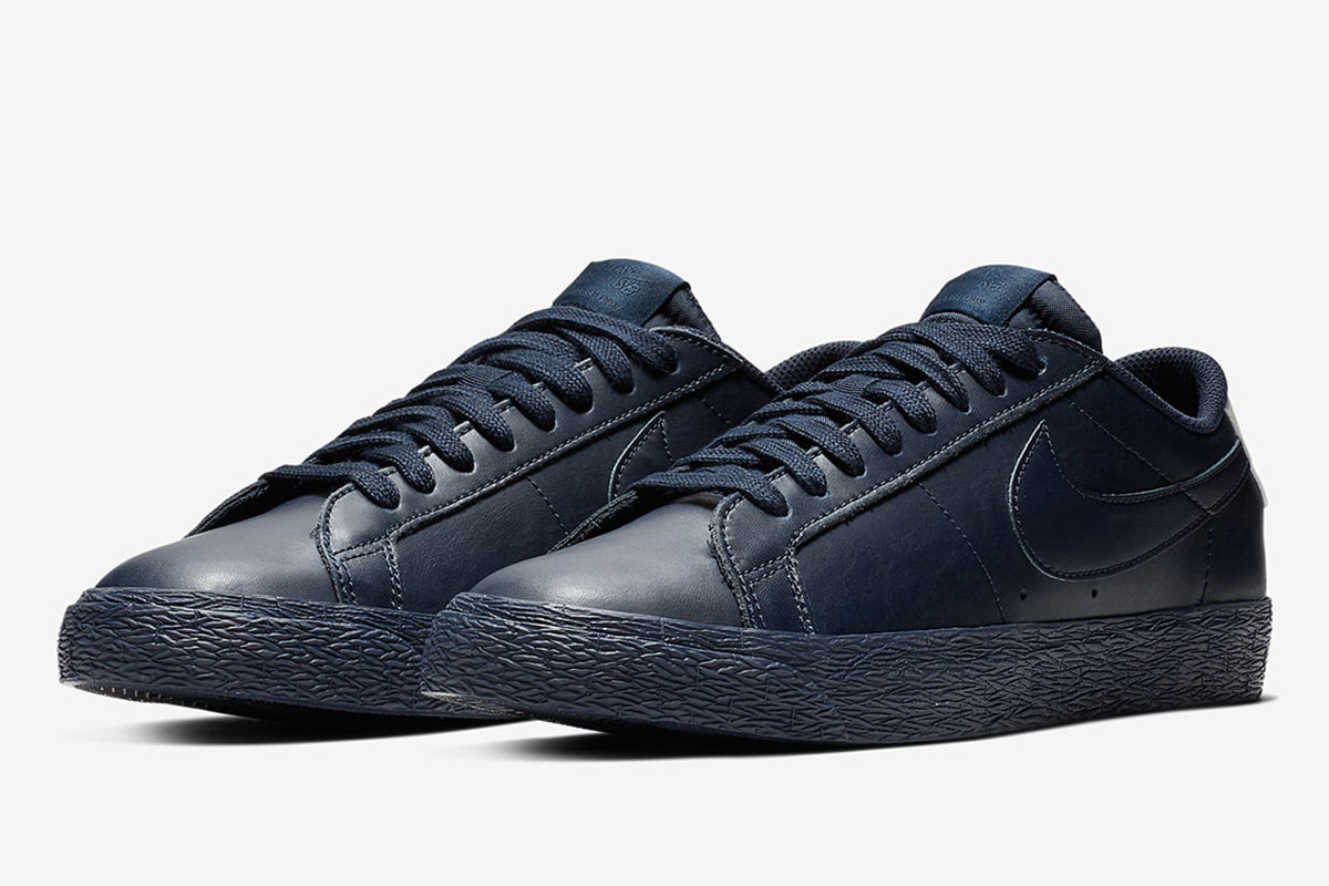 Nike 推出全新 SB Blazer 全藍調「Obsidian」配色