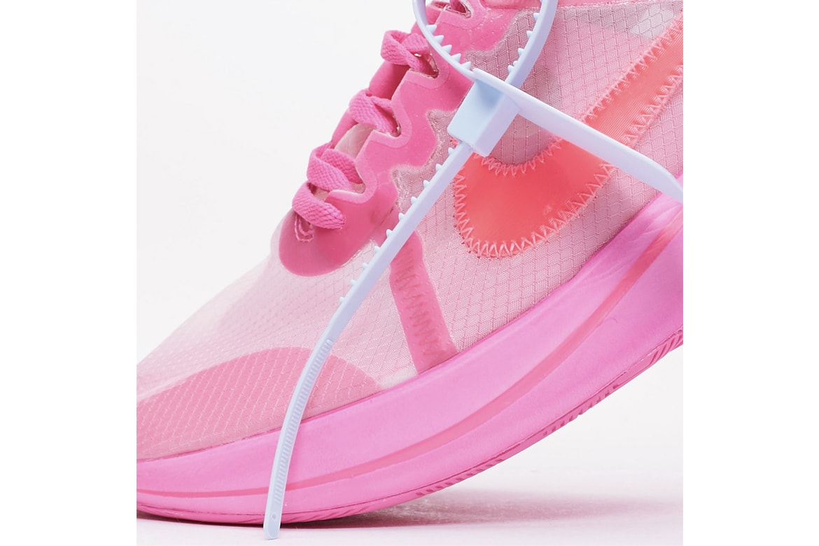近賞 Off-White™ x Nike Zoom Fly SP 最新聯乘配色「Racer Pink」